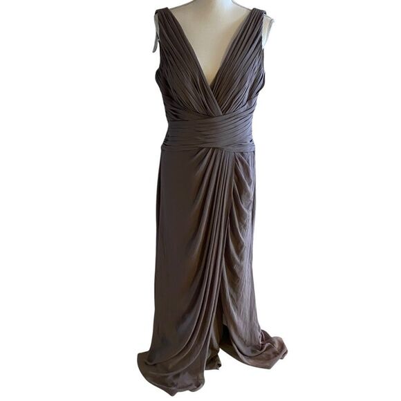 Stone Antonia Gown By Watters Size 14 - Picture 4 of 9